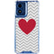 Chevron Heart Moto G 5G (2024) Clear Case